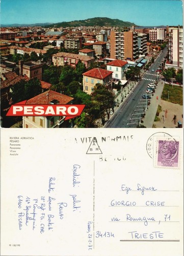 Cartoline pesaro panorama - pesaro,