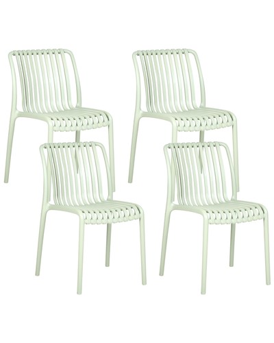 Kunststoffstühle grau 4er set - kunststoffstühle,